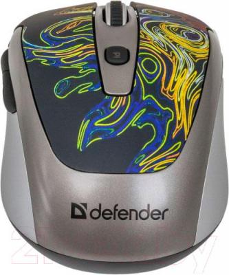 Мышь Defender To-GO MS-575 Nano Cyclone (52578) - вид сзади
