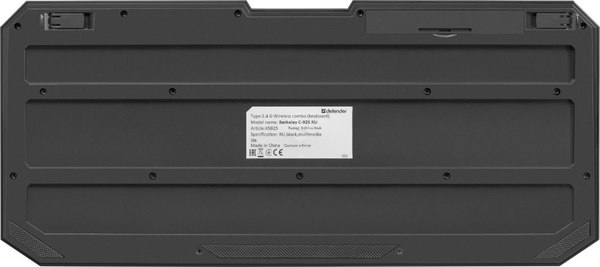 Комплект клавиатура и мышь Defender Berkeley C-925 Nano / 45925