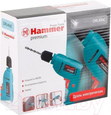 Дрель Hammer Premium DRL400C - упаковка