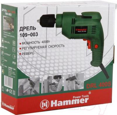 Дрель Hammer Flex DRL400S - упаковка
