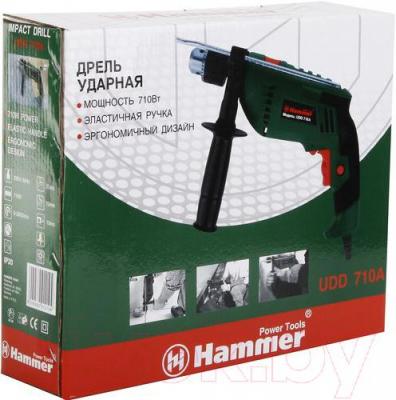 Дрель Hammer Flex UDD710A - упаковка