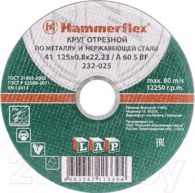 Отрезной диск Hammer Flex KTS 232-009