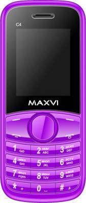 Мобильный телефон Maxvi C4 (фиолетовый)
