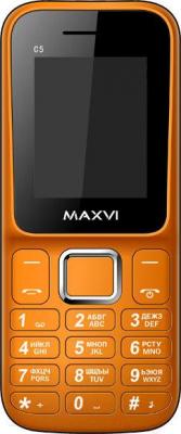 Мобильный телефон Maxvi C5 (оранжевый)