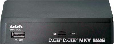 Тюнер цифрового телевидения BBK SMP014HDT2 (темно-серый)