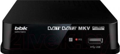 Тюнер цифрового телевидения BBK SMP017HDT2 (черный)