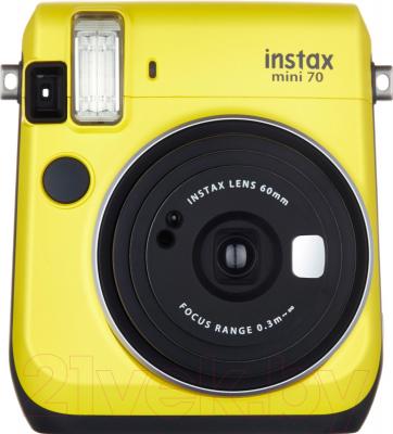Фотоаппарат с мгновенной печатью Fujifilm Instax Mini 70 (желтый)