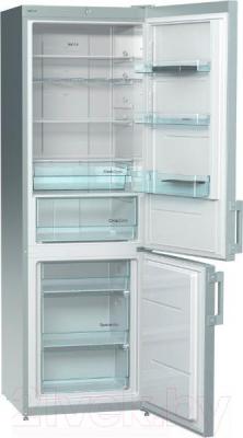 Холодильник с морозильником Gorenje NRK6191GX
