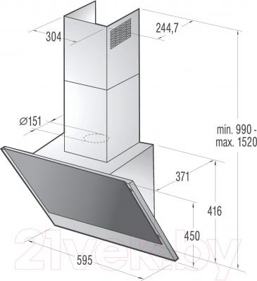 Вытяжка наклонная Gorenje WHI641A3B