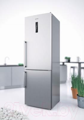 Холодильник с морозильником Gorenje NRC6192TX