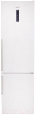 Холодильник с морозильником Gorenje NRK6201TW