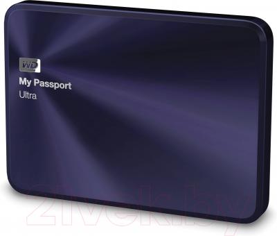 Внешний жесткий диск Western Digital My Passport Ultra Metal Navy 1TB (WDBTYH0010BBA)