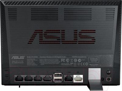 Беспроводной маршрутизатор Asus DSL-N17U - вид сзади