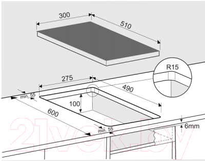 Электрическая варочная панель Gorenje ECT330CSC