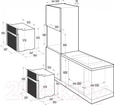 Электрический духовой шкаф Gorenje BO8645AX