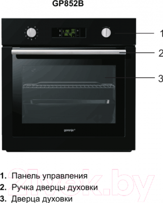 Электрический духовой шкаф Gorenje GP852B