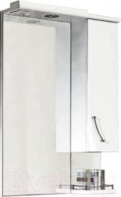 Шкаф с зеркалом для ванной Aqwella Алина 65 / Al.02.06
