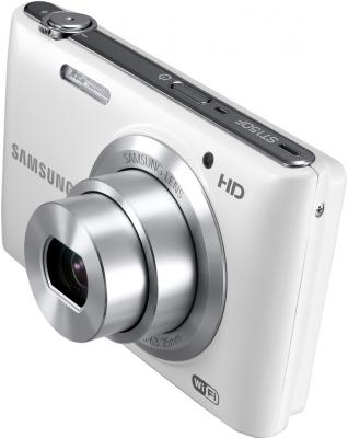 Компактный фотоаппарат Samsung ST150F White (EC-ST150FBPWRU) - общий вид