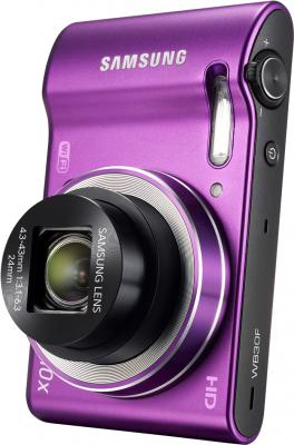 Компактный фотоаппарат Samsung WB30F Purple (EC-WB30FZBPLRU) - общий вид