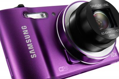 Компактный фотоаппарат Samsung WB30F Purple (EC-WB30FZBPLRU) - общий вид