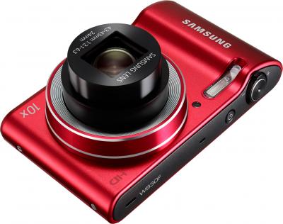 Компактный фотоаппарат Samsung WB30F Red (EC-WB30FZBPRRU) - общий вид