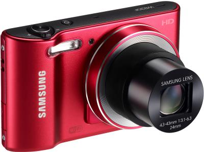 Компактный фотоаппарат Samsung WB30F Red (EC-WB30FZBPRRU) - общий вид