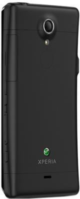 Смартфон Sony Xperia TX (LT29i) Black - вид сзади