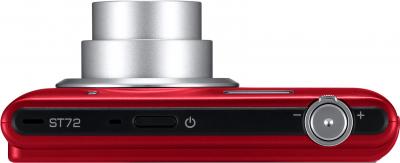 Компактный фотоаппарат Samsung ST72 (EC-ST72ZZBPRRU) (Red) - вид сверху