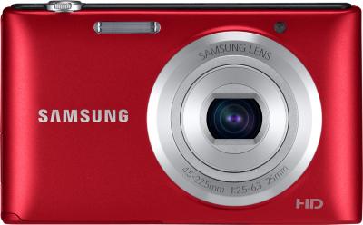 Компактный фотоаппарат Samsung ST72 (EC-ST72ZZBPRRU) (Red) - вид спереди