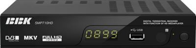 Тюнер цифрового телевидения BBK SMP710HD - фронтальный вид