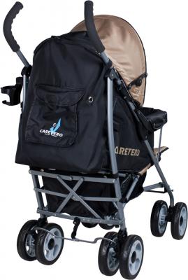 Детская прогулочная коляска Caretero Spacer (Beige) - вид сзади