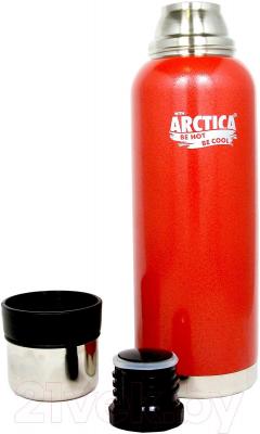 Термос для напитков Арктика 106-1200 (красный) - крышка-стакан