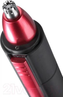 Машинка для стрижки волос Sinbo STR-4916 (красно-черный) - насадка для носа и ушей