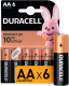 Комплект батареек Duracell Basic АА 1.5V LR6 (6шт) - 