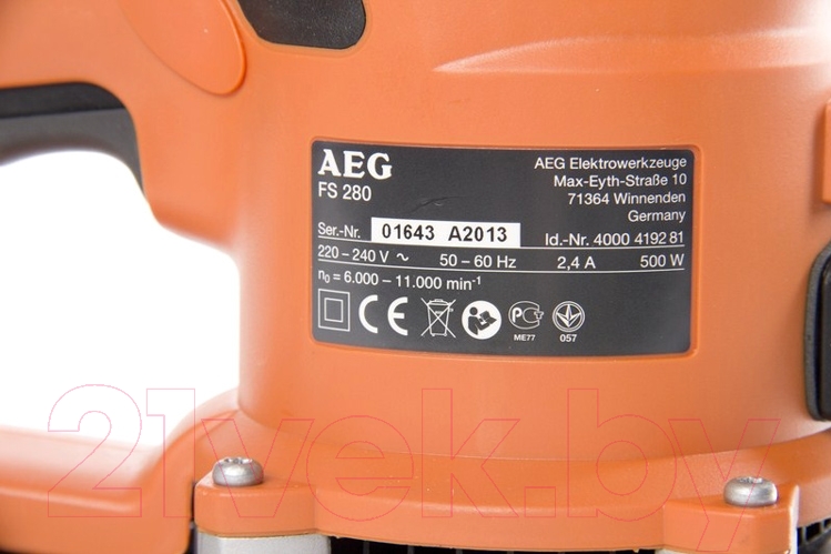 Профессиональная виброшлифмашина AEG Powertools FS 280 (4935419280)