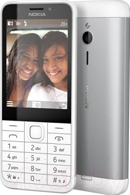 Мобильный телефон Nokia 230 (серебристый)