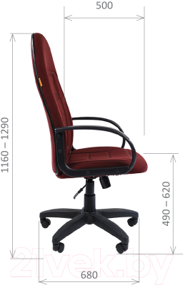 Кресло офисное Chairman 727 (ткань OS-08 серый)