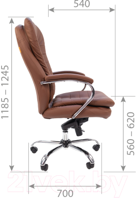 Кресло офисное Chairman 795 (коричневый)