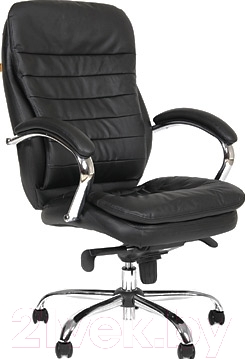 Кресло офисное Chairman 795 (черный, кожа)