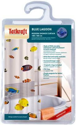 Шторка-занавеска для ванны Tatkraft Blue Lagoon 14039 - упаковка