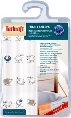 Шторка-занавеска для ванны Tatkraft Funny Sheeps 14855 - упаковка