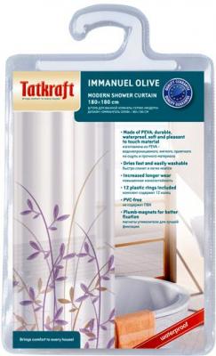 Шторка-занавеска для ванны Tatkraft Immanuel Olive 14602 - упаковка
