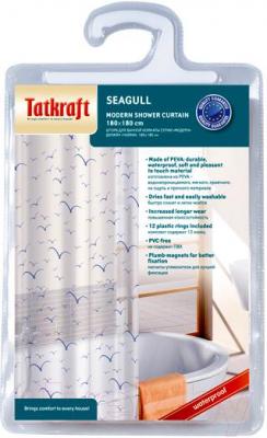 Шторка-занавеска для ванны Tatkraft Seagull 14053 - упаковка