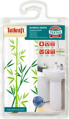 Шторка-занавеска для ванны Tatkraft Bamboo Green 18013 - упаковка