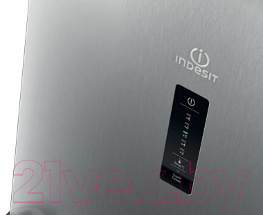 Холодильник с морозильником Indesit DF 5201 X RM