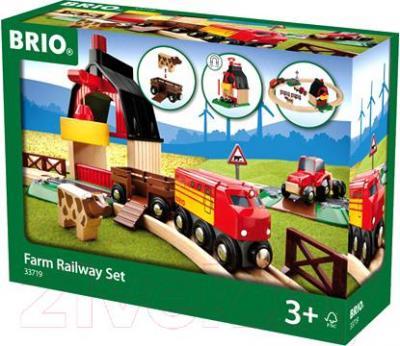 Железная дорога игрушечная Brio Farm Railway Set 33719