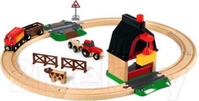 Железная дорога игрушечная Brio Farm Railway Set 33719