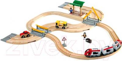 Железная дорога игрушечная Brio Rail & Road Travel Set 33209
