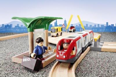 Железная дорога игрушечная Brio Rail & Road Travel Set 33209
