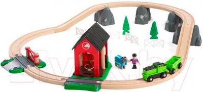 Железная дорога игрушечная Brio Countryside Horse Set 33790